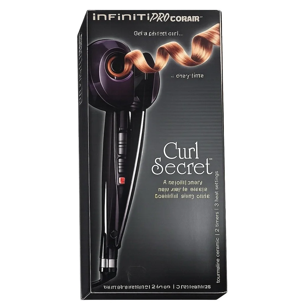 Conair Infiniti Pro Curl Secret CD203R Automatic Curler Tourmaline Ceramic NIB